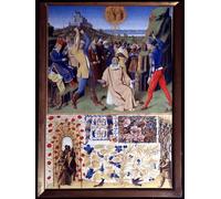 XcBAIHOUD De Célèbres Tableaux Imprimer Affiche Graffiti Paintings le Martyre de saint Etienne de Jean Fouquet Toile Avec Image Pour Décoration Murale 60x90cm