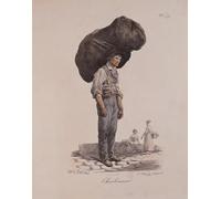 XcBAIHOUD De Célèbres Tableaux Imprimer Affiche Graffiti Paintings le Number From the Cries of Paris Series par Antoine Charles Horace Vernet Toile Avec Image Pour Décoration Murale 60x90cm