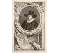 XcBAIHOUD De Célèbres Tableaux Imprimer Affiche Graffiti Paintings Portrait de l'archevêque Williams Lord Keeper of the Seal par Jacobus Houbraken Toile Avec Image Pour Décoration Murale 60x90cm