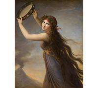 XcBAIHOUD De Célèbres Tableaux Imprimer Affiche Graffiti Paintings Portrait d'Emma Lady en bacchante par Louise Élisabeth Vigée Le Brun Toile Avec Image Pour Décoration Murale 60x90cm