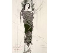 XcBAIHOUD De Célèbres Tableaux Imprimer Affiche Graffiti Paintings Tableau sur toile pour la danseuse de ballet Ida Rubinstein par Leon Bakst Toile Avec Image Pour Décoration Murale 60x90cm