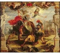 XcBAIHOUD De Célèbres Tableaux Landscape Picture Printing Prints Toile Achille battant Hector par Peter Paul Rubens Déco d'art Murale Pour Décoration Murale 60x90cm