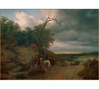 XcBAIHOUD De Célèbres Tableaux Landscape Picture Printing Prints Toile Après l'orage par Fearnley Déco d'art Murale Pour Décoration Murale 60x90cm