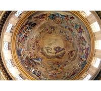 XcBAIHOUD De Célèbres Tableaux Landscape Picture Printing Prints Toile Cupola of the Church of Val De Grace Painted by Pierre Mignard Déco d'art Murale Pour Décoration Murale 60x90cm