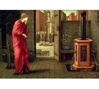 XcBAIHOUD De Célèbres Tableaux Landscape Picture Printing Prints Toile dansné regardant la construction de la tour d'airain par Edward Burne Jones Déco d'art Murale Pour Décoration Murale 60x90cm