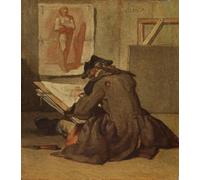 XcBAIHOUD De Célèbres Tableaux Landscape Picture Printing Prints Toile Dessin de jeune étudiant par Jean Baptiste Siméon Chardin Déco d'art Murale Pour Décoration Murale 60x90cm