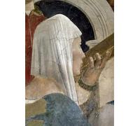 XcBAIHOUD De Célèbres Tableaux Landscape Picture Printing Prints Toile Détail de la reine du baiser par Piero Della Francesca Déco d'art Murale Pour Décoration Murale 60x90cm