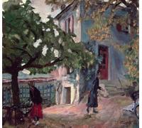 XcBAIHOUD De Célèbres Tableaux Landscape Picture Printing Prints Toile la terrasse de Pierre Bonnard Déco d'art Murale Pour Décoration Murale 60x90cm