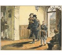 XcBAIHOUD De Célèbres Tableaux Landscape Picture Printing Prints Toile La vie d'Otto Von Bismarck par Carl Rohling Déco d'art Murale Pour Décoration Murale 60x90cm