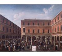 XcBAIHOUD De Célèbres Tableaux Landscape Picture Printing Prints Toile le Bancho Del dans le Rialto de Venise par Gabriele Bella Déco d'art Murale Pour Décoration Murale 60x90cm