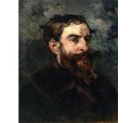 XcBAIHOUD De Célèbres Tableaux Landscape Picture Printing Prints Toile L'homme à la barbe brune de Jean Baptiste Carpeaux Déco d'art Murale Pour Décoration Murale 60x90cm