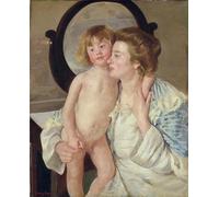 XcBAIHOUD De Célèbres Tableaux Landscape Picture Printing Prints Toile Mère et garçon de Mary Cassatt Déco d'art Murale Pour Décoration Murale 60x90cm