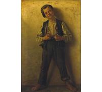 XcBAIHOUD De Célèbres Tableaux Landscape Picture Printing Prints Toile Oursin des rues par John George Brown Déco d'art Murale Pour Décoration Murale 60x90cm