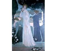 XcBAIHOUD De Célèbres Tableaux Landscape Picture Printing Prints Toile Portrait d'Yvonne Lerolle par Maurice Denis Déco d'art Murale Pour Décoration Murale 60x90cm