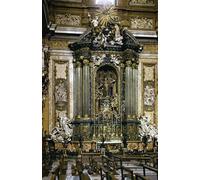 XcBAIHOUD De Célèbres Tableaux Landscape Picture Printing Prints Toile Statue de saint Ignace de Loyola dans l'église de Jésus par Andrea Pozzo Déco d'art Murale Pour Décoration Murale 60x90cm