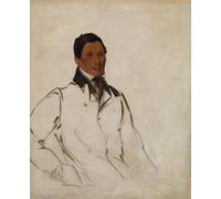 XcBAIHOUD De Célèbres Tableaux Landscape Picture Printing Prints Toile Waun Naw Con the Dish John W Quinney un prédicateur missionnaire par George Catlin Pour Décoration Murale 60x90cm