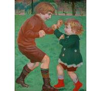 XcBAIHOUD Poster Image Affiche Artistique Toile Décorative Boxe par Maurice Denis Peinture Murale Pour les Décorations pour la Maison 60x90cm