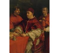 XcBAIHOUD Poster Image Affiche Artistique Toile Décorative Cardinaux Giulio De Medici et de Rossi par Raffaello Sanzio Raphael Peinture Murale Pour les Décorations pour la Maison 60x90cm