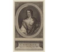 XcBAIHOUD Poster Image Affiche Artistique Toile Décorative Catherine reine du roi Charles II par Jacob Huysmans Peinture Murale Pour les Décorations pour la Maison 60x90cm
