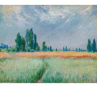 XcBAIHOUD Poster Image Affiche Artistique Toile Décorative Champ de blé de Claude Monet Peinture Murale Pour les Décorations pour la Maison 60x90cm