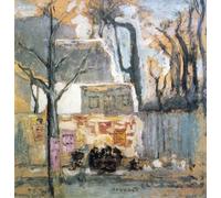 XcBAIHOUD Poster Image Affiche Artistique Toile Décorative Coin de Paris par Pierre Bonnard Peinture Murale Pour les Décorations pour la Maison 60x90cm