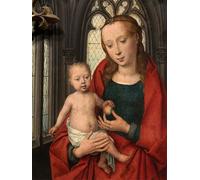 XcBAIHOUD Poster Image Affiche Artistique Toile Décorative Détail du Reliquaire de Sainte Ursule de Hans Memling Peinture Murale Pour les Décorations pour la Maison 60x90cm
