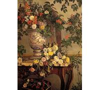 XcBAIHOUD Poster Image Affiche Artistique Toile Décorative Fleurs de Frédéric Bazille Peinture Murale Pour les Décorations pour la Maison 60x90cm