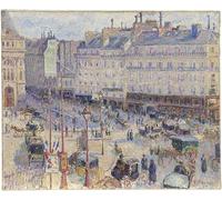 XcBAIHOUD Poster Image Affiche Artistique Toile Décorative la place du Havre Paris par Camille Pissarro Peinture Murale Pour les Décorations pour la Maison 60x90cm