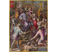 XcBAIHOUD Poster Image Affiche Artistique Toile Décorative Laurent de Médicis ou Laurent le Magnifique de Giorgio Vasari Peinture Murale Pour les Décorations pour la Maison 60x90cm