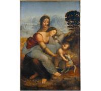 XcBAIHOUD Poster Image Affiche Artistique Toile Décorative Léonard de Vinci Hl Anna Selbdritt de Léonard de Vinci Peinture Murale Pour les Décorations pour la Maison 60x90cm