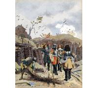 XcBAIHOUD Poster Image Affiche Artistique Toile Décorative Louis XIV dit le Roi Soleil par Maurice Leloir Peinture Murale Pour les Décorations pour la Maison 60x90cm
