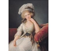 XcBAIHOUD Poster Image Affiche Artistique Toile Décorative Louise Marie Adelaide Duchesse D'orleans par Elisabeth Louise Vigee Lebrun Peinture Murale Pour les Décorations pour la Maison 60x90cm