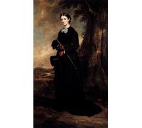 XcBAIHOUD Poster Image Affiche Artistique Toile Décorative Portrait d'une dame Sir Grant Peinture Murale Pour les Décorations pour la Maison 60x90cm
