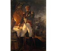 XcBAIHOUD Poster Image Affiche Artistique Toile Décorative Portrait en pied de Laurent Marquis De Gouvion Saint Cyr Marechal par Horace Vernet Pour les Décorations pour la Maison 60x90cm
