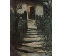 XcBAIHOUD Poster Image Affiche Artistique Toile Décorative Scène symbolique Jakub Schikaneder Peinture Murale Pour les Décorations pour la Maison 60x90cm