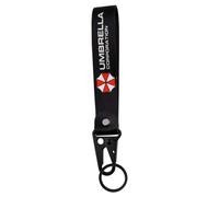 XCBW Cordon porte-clés de voiture Resident Evil Corp Shield Porte-clés main Noir, 01., Miite