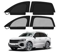 XCBYT Pare Soleil Fenêtre Voiture pour VW T ROC 2018-2024, Occultant Vitres Voiture, Protection Contre Les Insectes Respirant, Protection de la Vie Privée, Rideau Camping Fenêtre Latérale, 4 Pièces