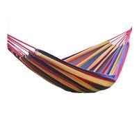 XCC GCX- Hamac d'extérieur en Toile de Coton à Rayures de Couleur Hamac de balançoire de Loisirs en Plein air sécurité (Color : C, Size : 180 * 80cm)