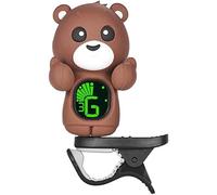 XCC Tuner de Guitare Cartoon Bear Clip-on Tuner de Guitare LCD Affichage for Guitare chromatique Bass UKULLEE Tuner Violin Tuning Précise (Color : Brown, Size : One Size)