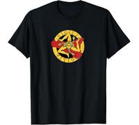 XCCT32er Limited Sicilian Yellow Red Flag Trinacria and The Sicily Island T-Shirt