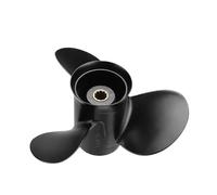 XCDEOPIT Hélice 25-30 CV 9, x 13, Compatible avec Le Moteur Mercury 48-19640A40, conque en Alliage d'aluminium, 10 Inserts dans Les Dents, 3 pales