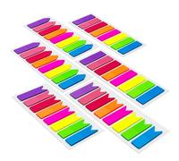 Xcdhemde 1200 Pièces Marque Page Adhésif, Annotation Livre Translucides, 6 Blocs Sticky Note Tabs pour marquer et surligner les Pages [3 Formes, 8 Couleurs] Écriture & Repositionnables