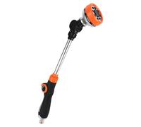 XCDMJ Arroseur à suspendre pour fleurs, 8 modes de pulvérisation, 47 cm de long, réglable, pour arrosage de jardin, lavage de voiture, douche pour animaux de compagnie