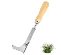 XCDMJ Desherbeur Manuel,Desherbeur en Acier Inoxydable,Enleve Mauvaise Herbe Ergonomique Weeder de Jardin Deherbeur avec poignée en Bois Naturel,Outillage de Jardin pour Creuser, Désherber,Creuser