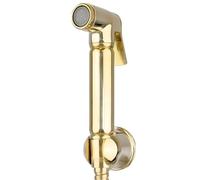 Xcel Home Kit de pulvérisation de douche à main doré | Douche musulmane pour toilettes et salle de bain | Bidet mural pour l'hygiène, le lavage des animaux domestiques, le nettoyage général et le