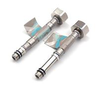 Xcel Home Lot de 2 raccords flexibles pour évier de cuisine ou lavabo de salle de bain 10 mm (M10) x 1/2 BSP (100 mm de long)