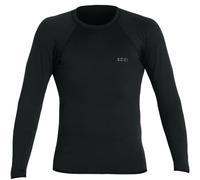 XCEL Mens Insulate-X Thermal Shirt - Noir - Dry Rapide - Construction à Coutures Plates - Coupe Technique - Passe-Pouce