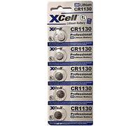 XCell Pile bouton CR1130 3 V – Longue durée de vie, faible auto-décharge – 5 pièces