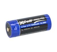 XCell Batterie Li-Ion 26650 – 3,7V 5000mAh avec protection PCB – 1 pc