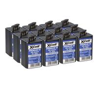 XCell 4R25 Lot de 12 ampoules clignotantes pour chantier 45 6 V 45 Ah